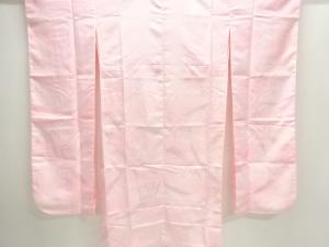 雪輪に御所車模様単衣振袖用長襦袢